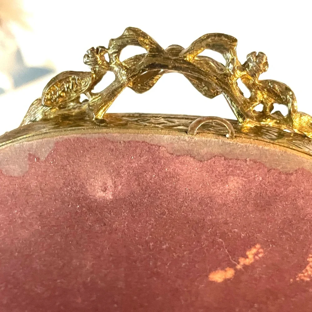 Vintage Masson Gilt Ormolu Vanity Mirror
